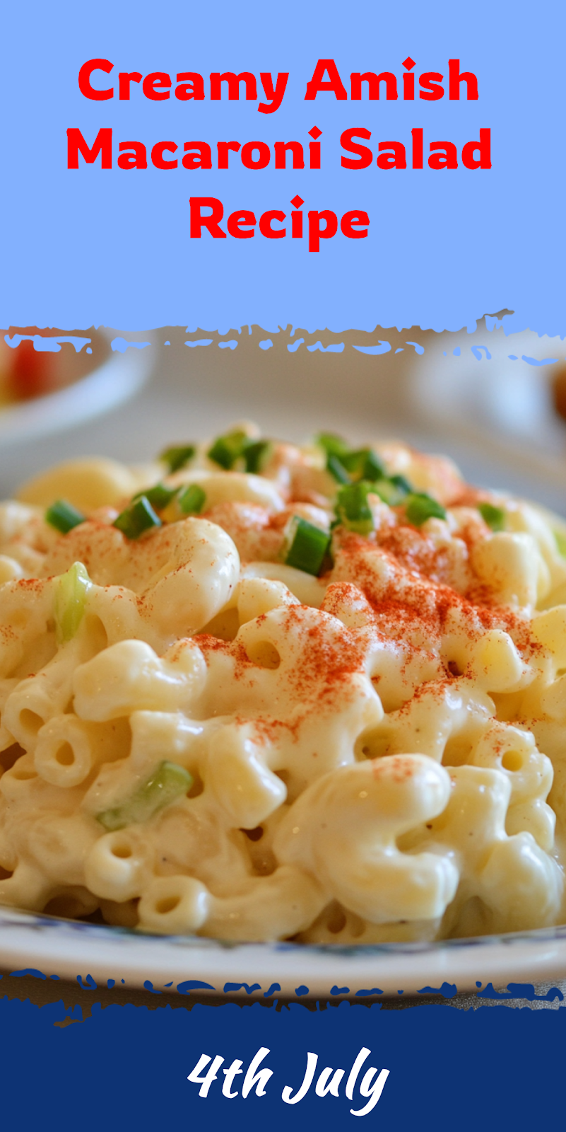 Amish Macaroni Salad Recipe