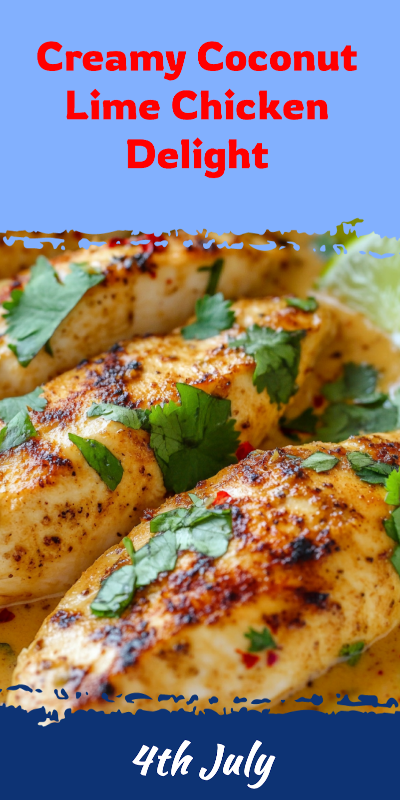 Creamy Coconut Lime Chicken Dish