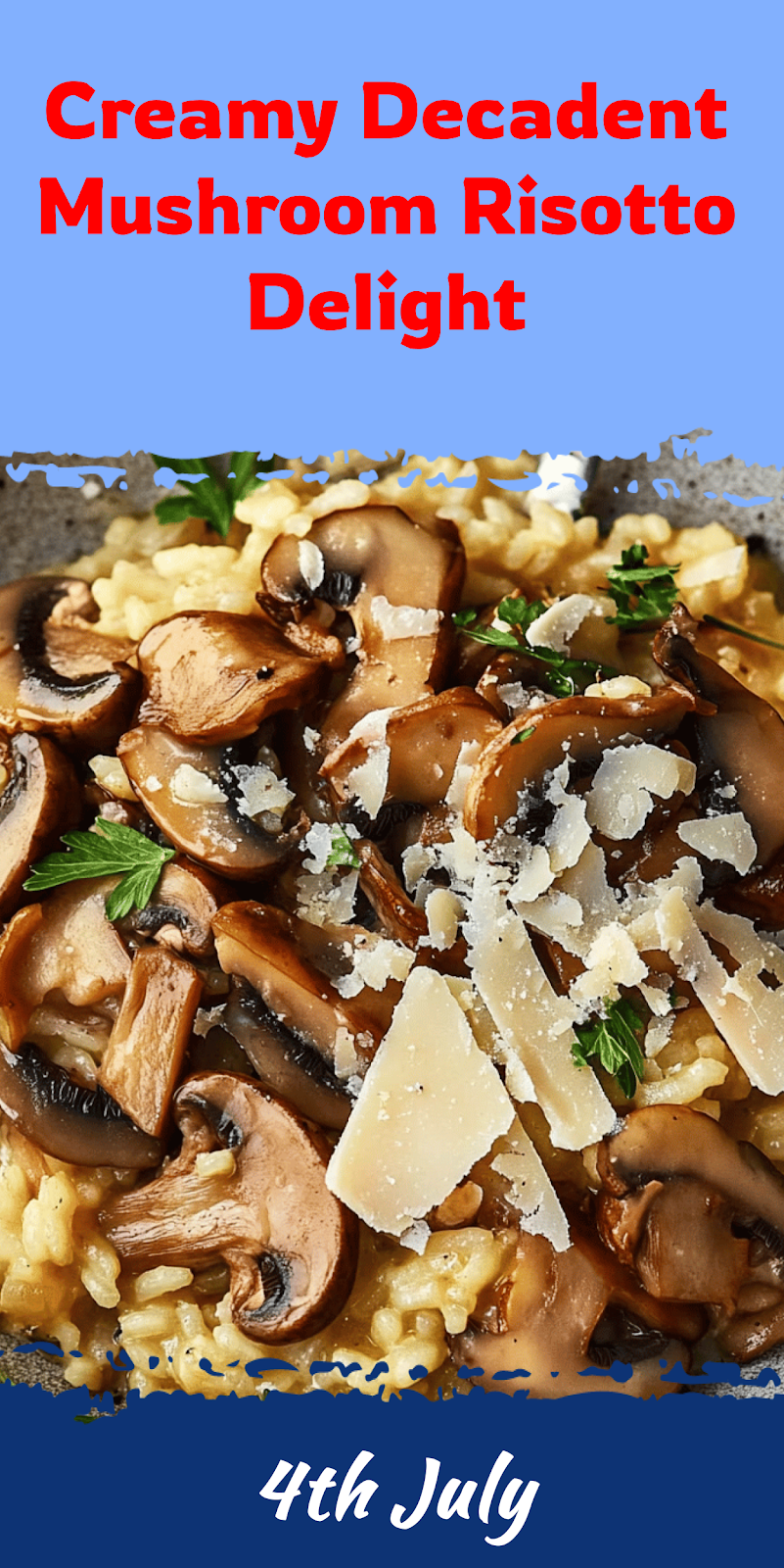 Creamy Mushroom Risotto Recipe Delight