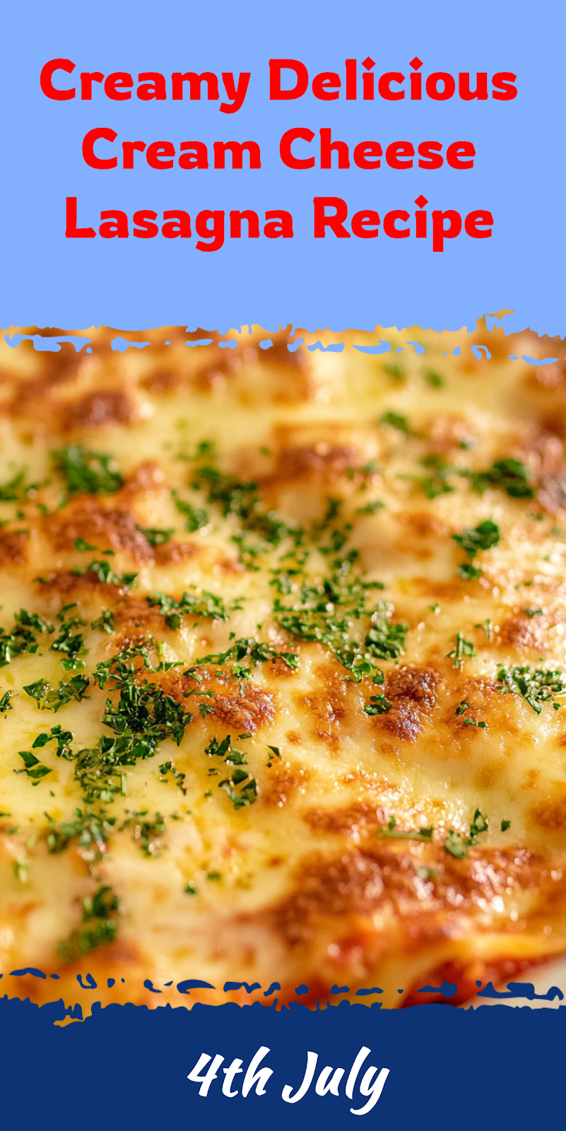 Cream Cheese Lasagna Recipe