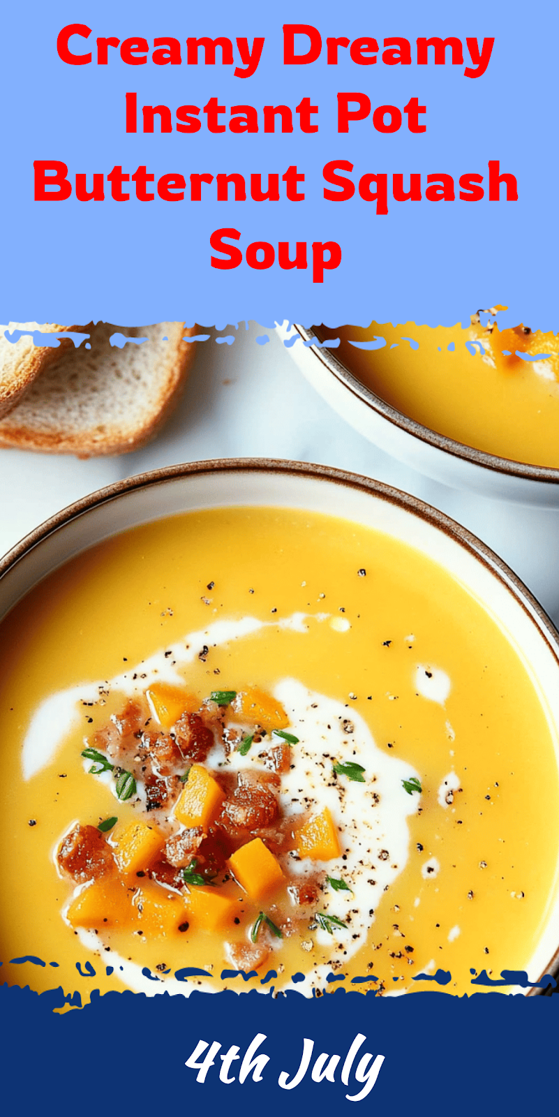 Creamy Instant Pot Butternut Squash Soup
