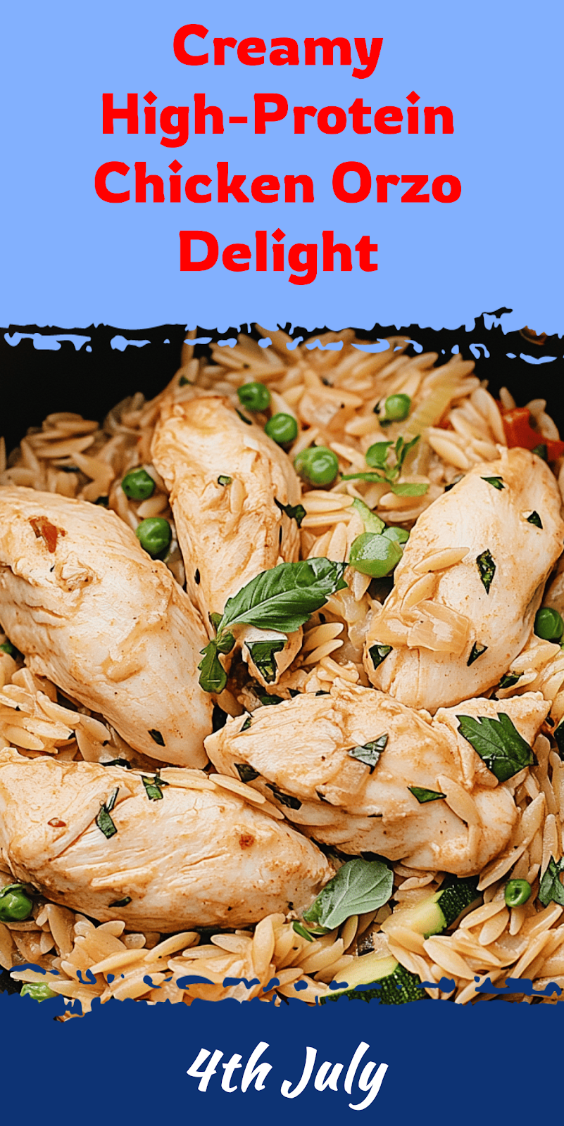High-Protein Chicken Orzo Recipe Delight