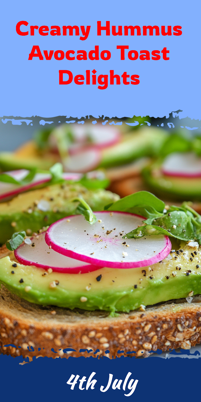 Hummus Avocado Toast Variations