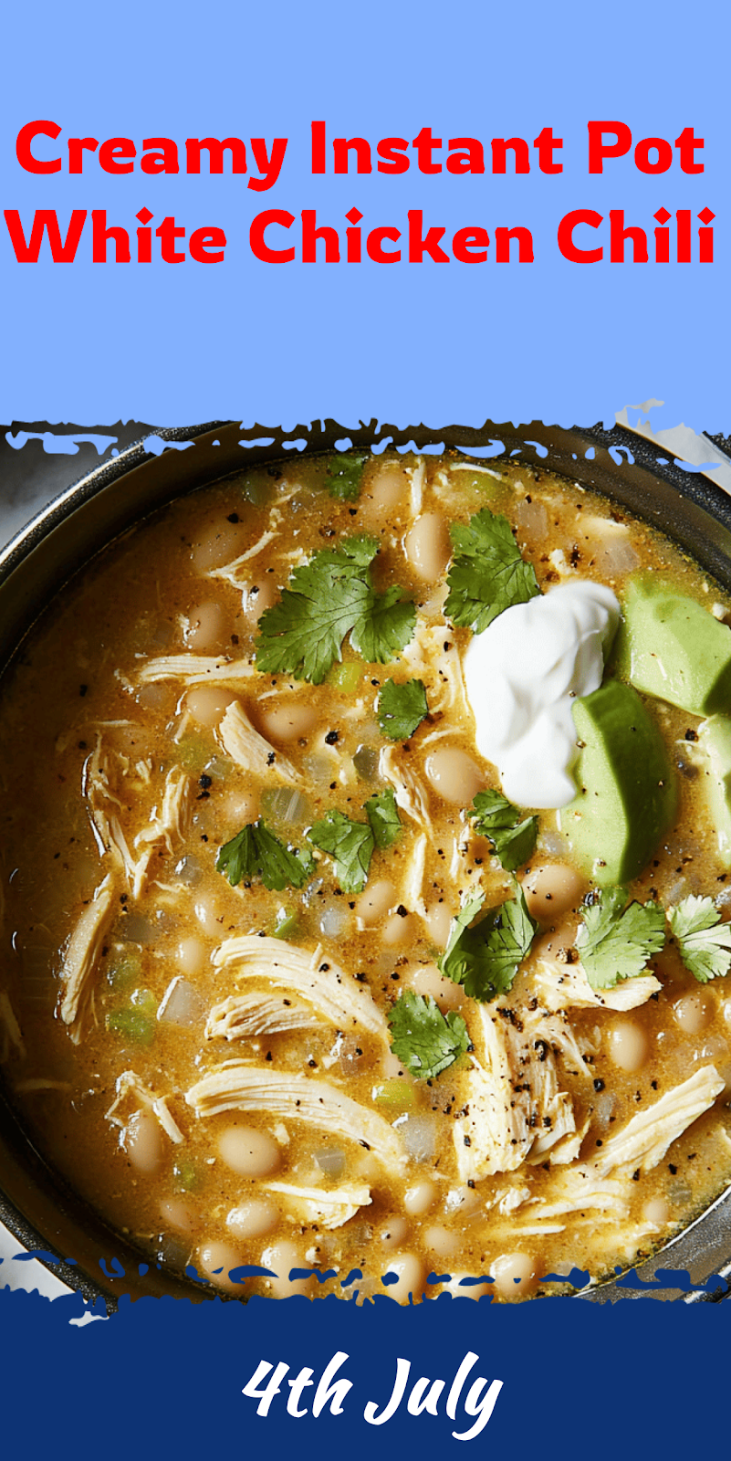 Instant Pot White Chicken Chili Recipe