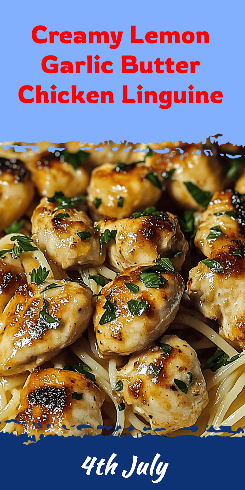 Lemon Garlic Butter Chicken Linguine