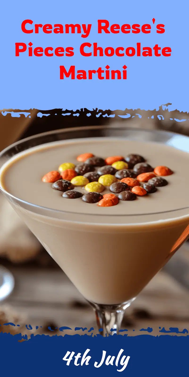 Reese's Pieces Martini