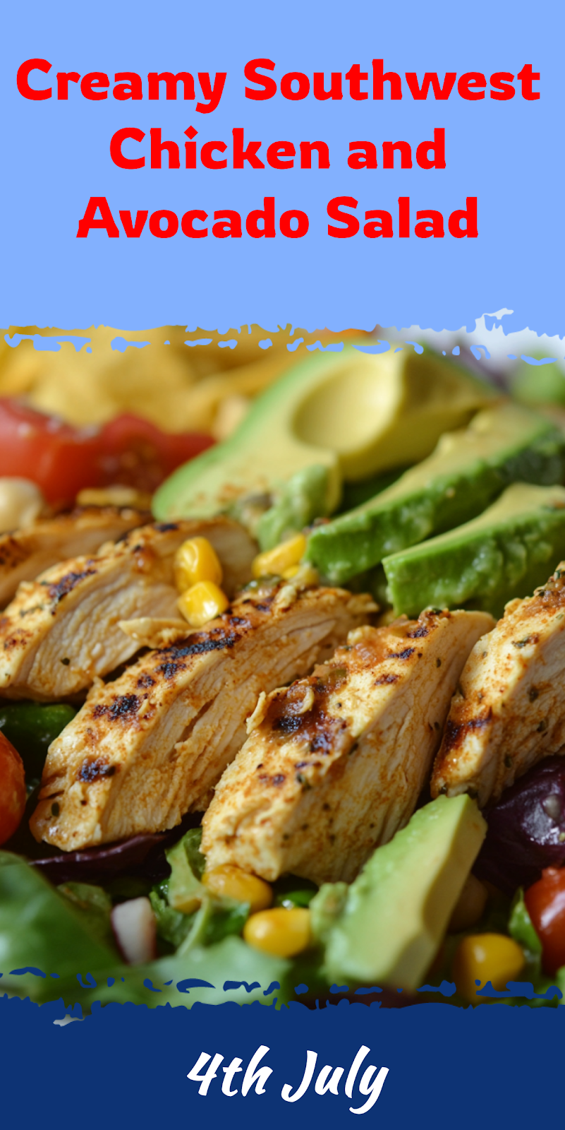 Southwest Chicken and Avocado Salad