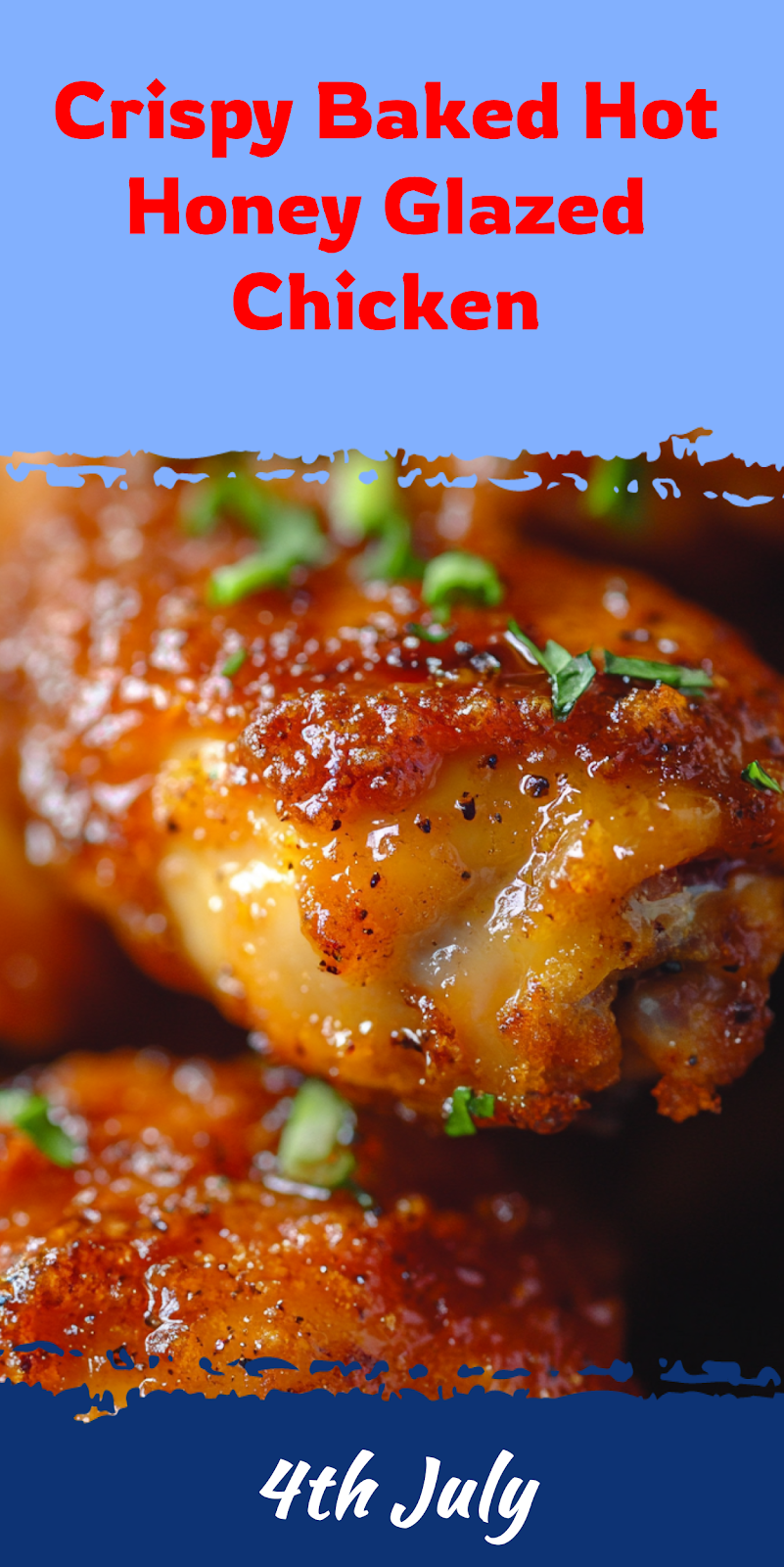 Baked Crunchy Hot Honey Chicken