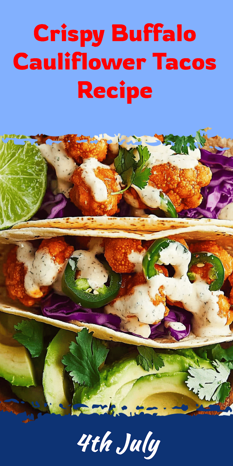 Buffalo Cauliflower Tacos Recipe
