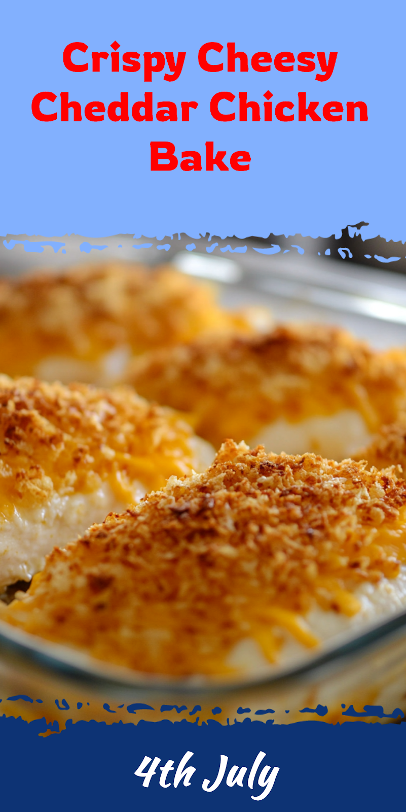 Crispy Cheddar Chicken Bake