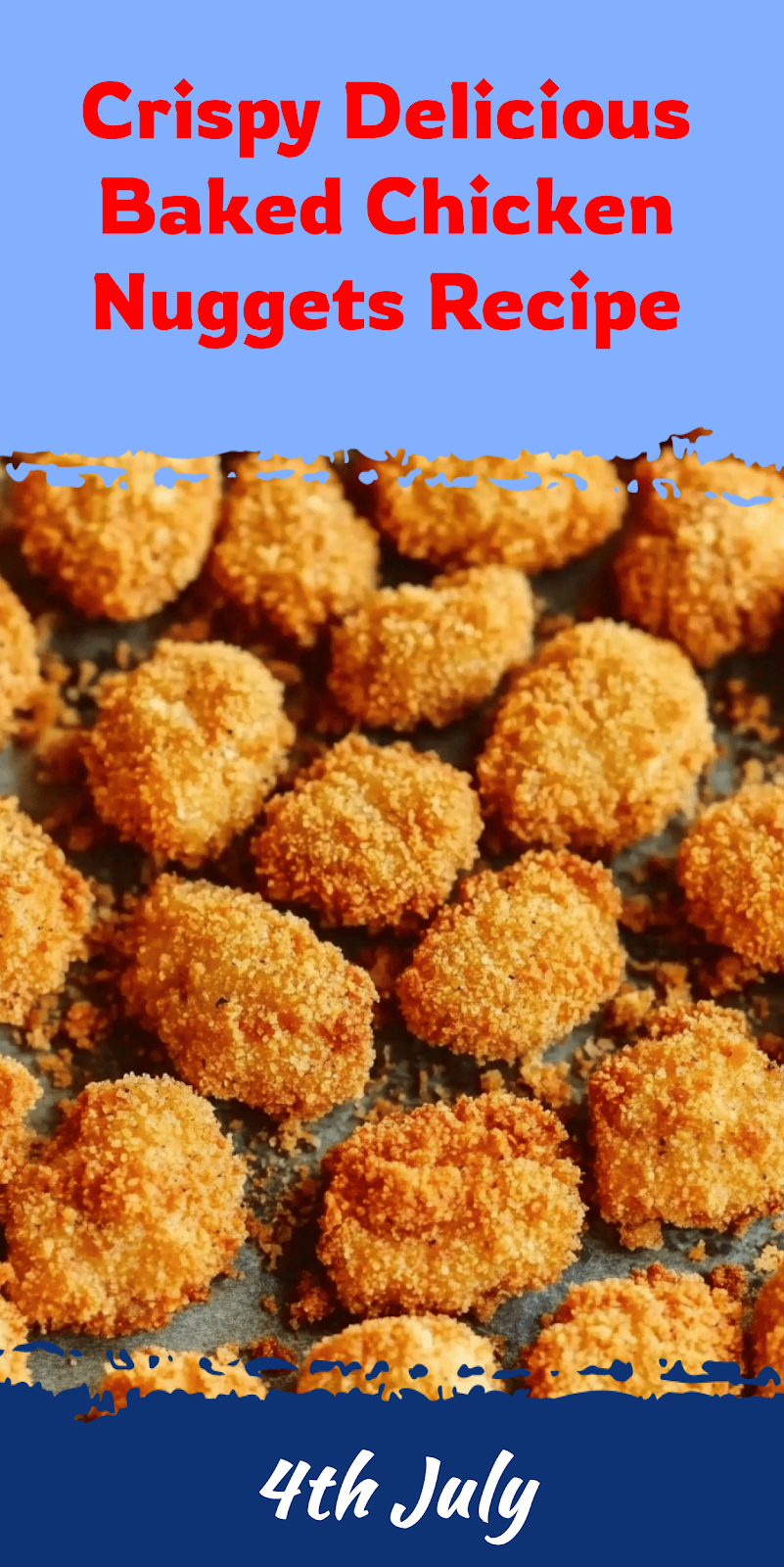 Crispy Baked Chicken Nuggets Recipe
