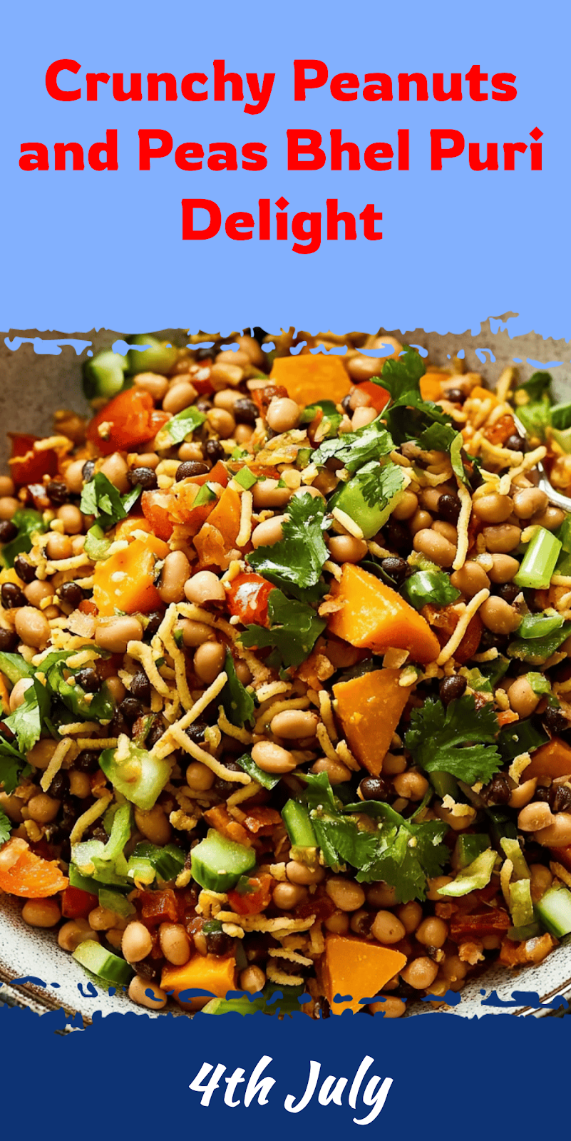 Peanuts and Peas Bhel Puri Recipe Delight