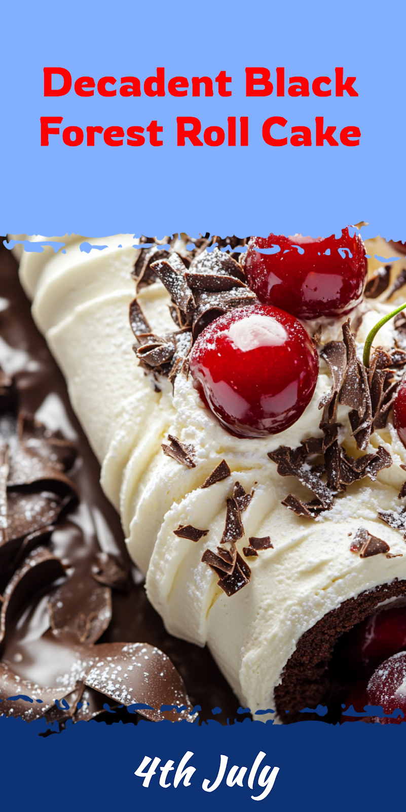 Black Forest Roll Cake