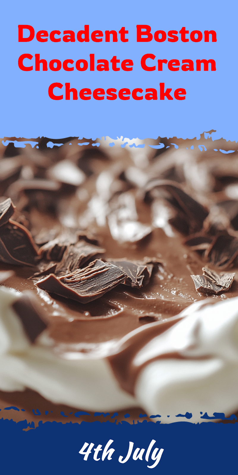 Boston Chocolate Cream Cheesecake