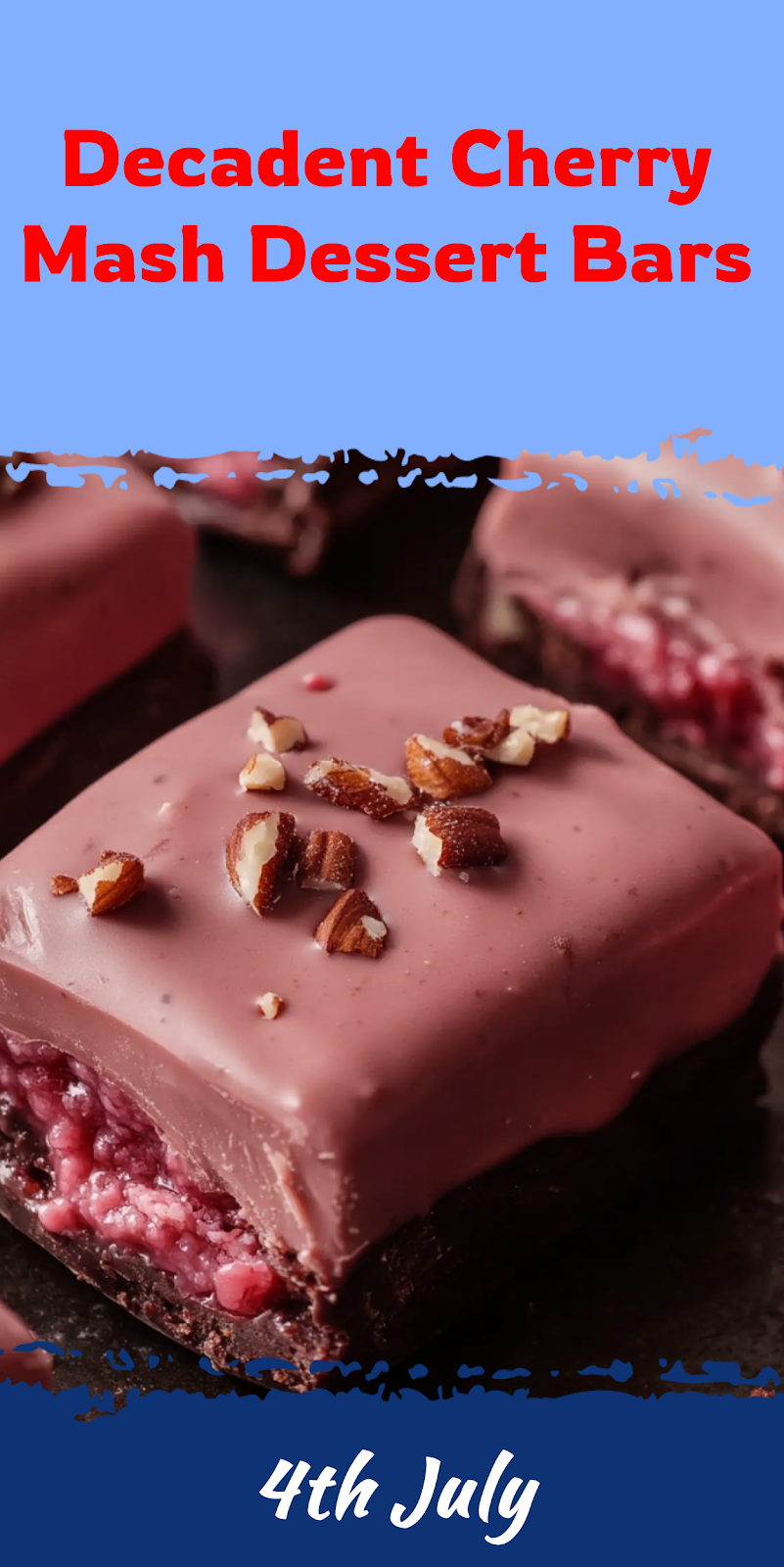 Cherry Mash Dessert Bars