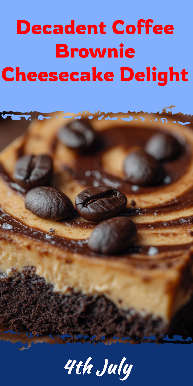 Coffee Brownie Cheesecake