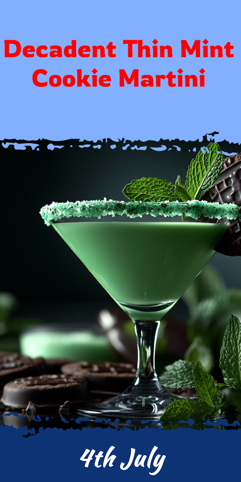 Thin Mint Cookie Martini