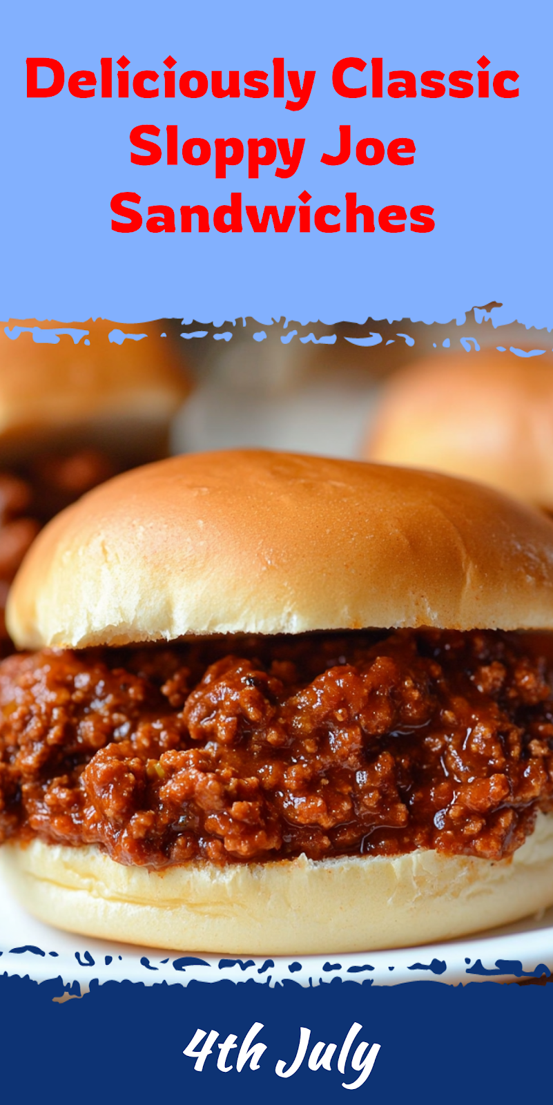 Classic Sloppy Joe Sandwiches