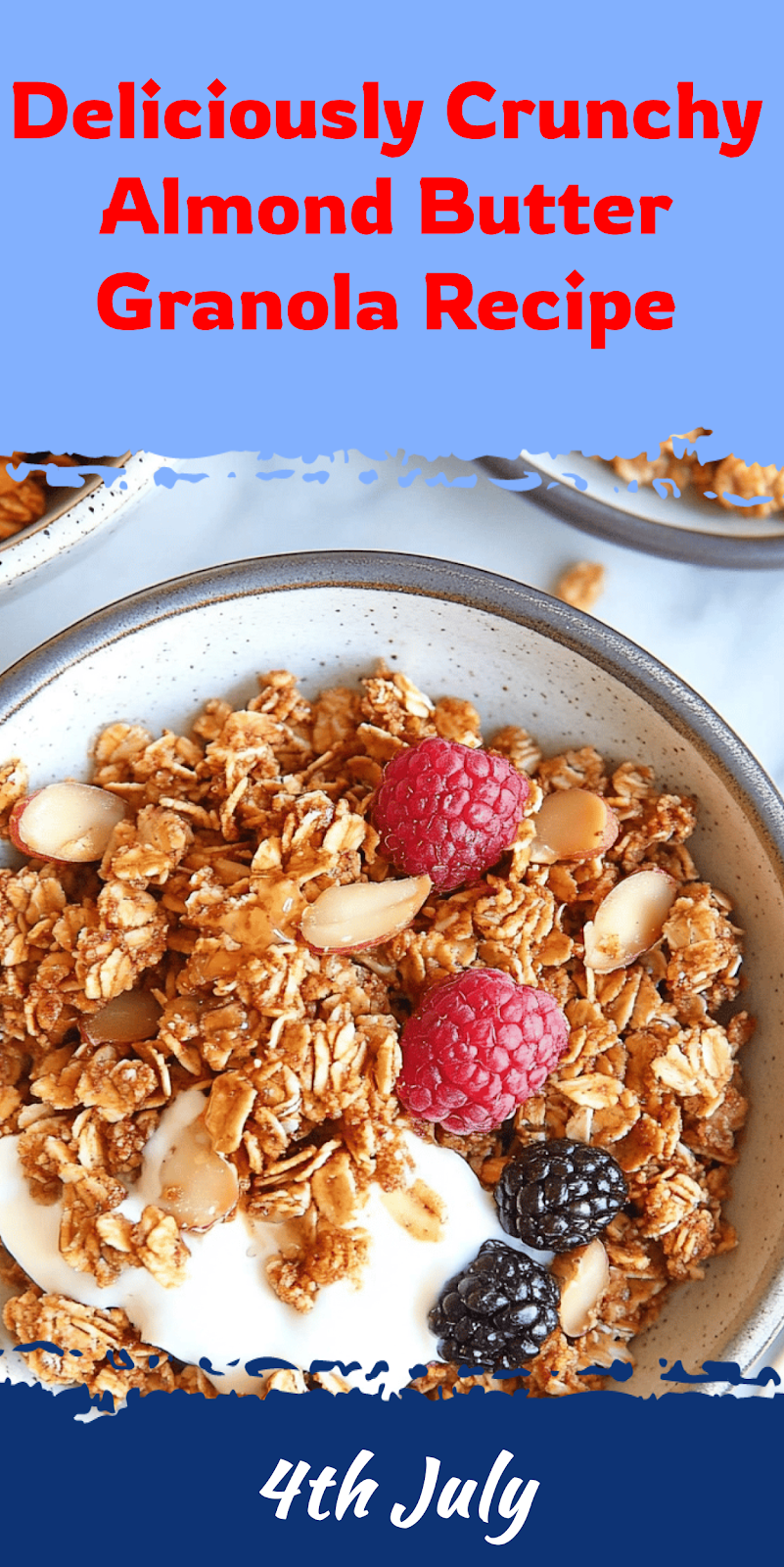 Homemade Almond Butter Granola Recipe