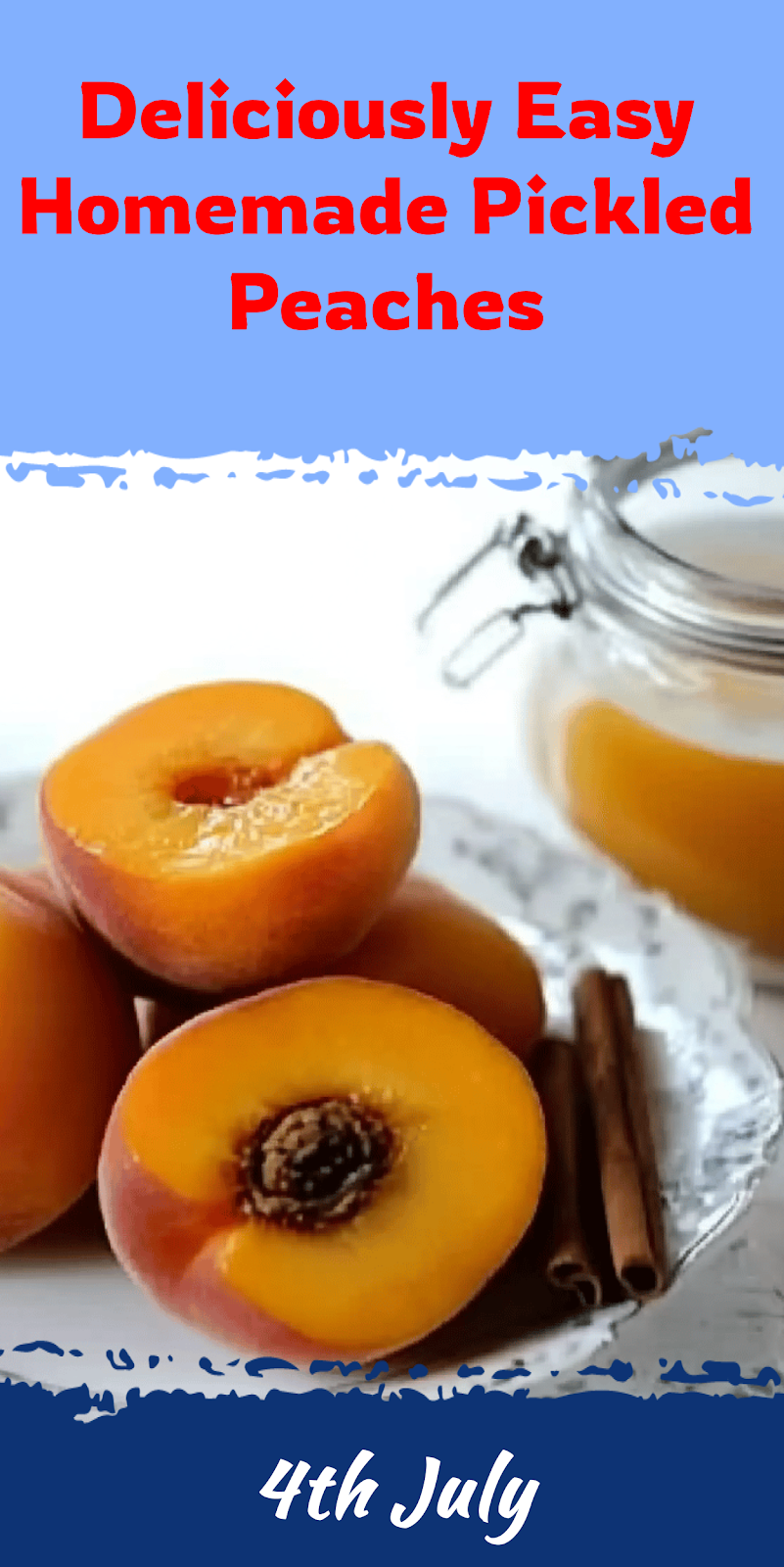 Easy Homemade Pickled Peaches Recipe