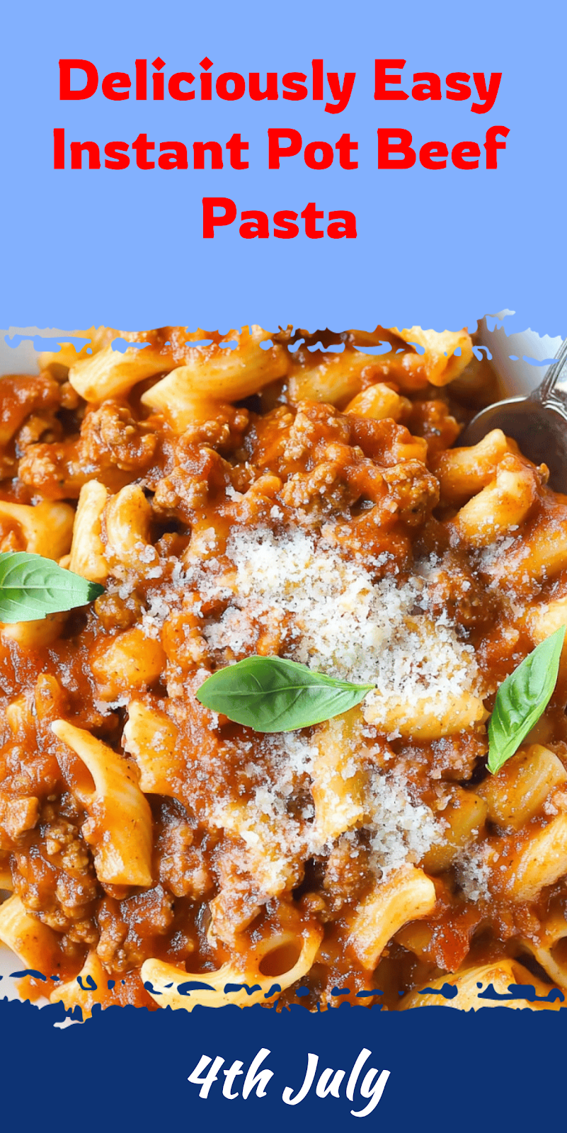 Instant Pot Ground Beef and Pasta Recipe