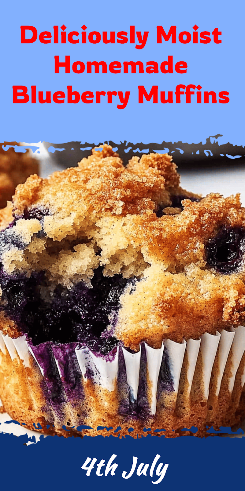 Delicious Homemade Blueberry Muffins Recipe