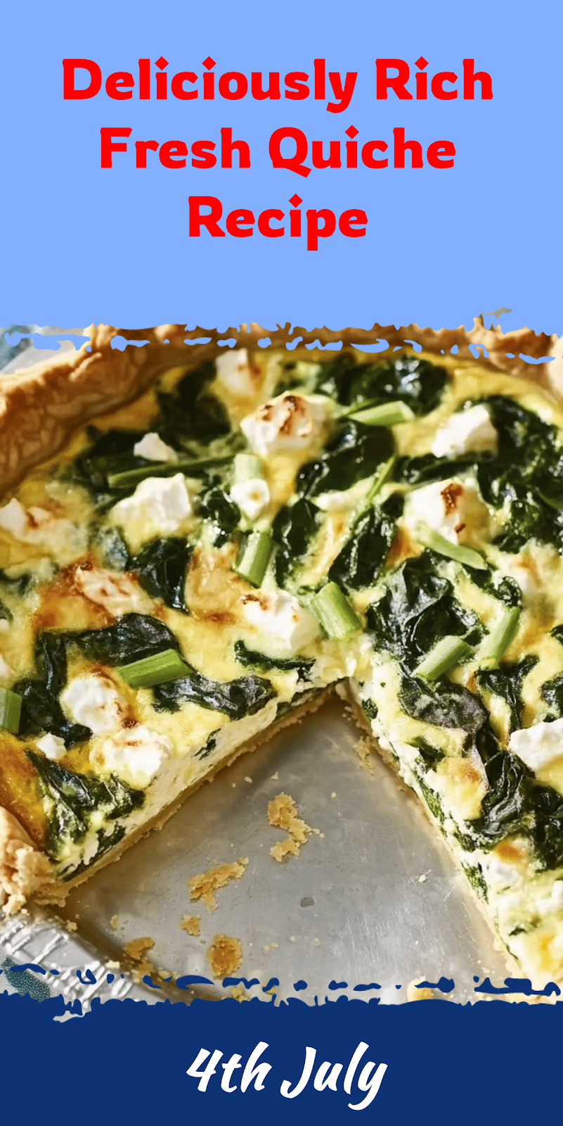 Delicious Quiche Recipe with Fresh Ingredients