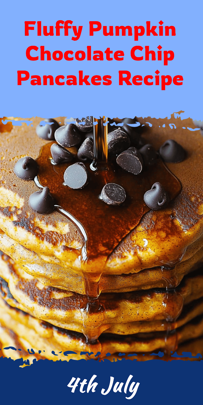 Pumpkin Chocolate Chip Pancakes Recipe