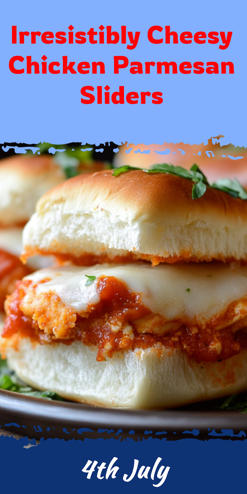 Cheesy Chicken Parmesan Sliders