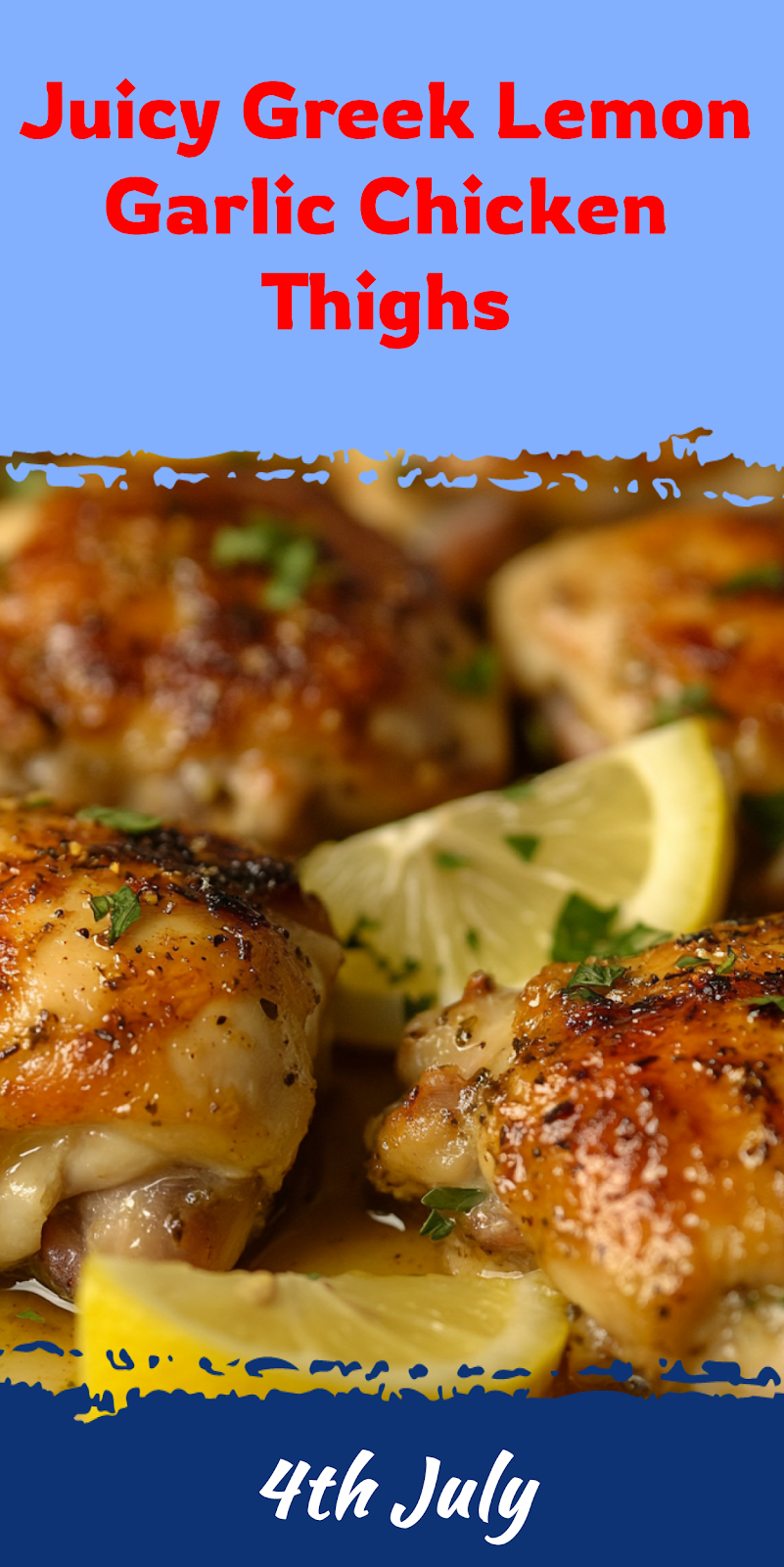 Greek Lemon Chicken Thighs