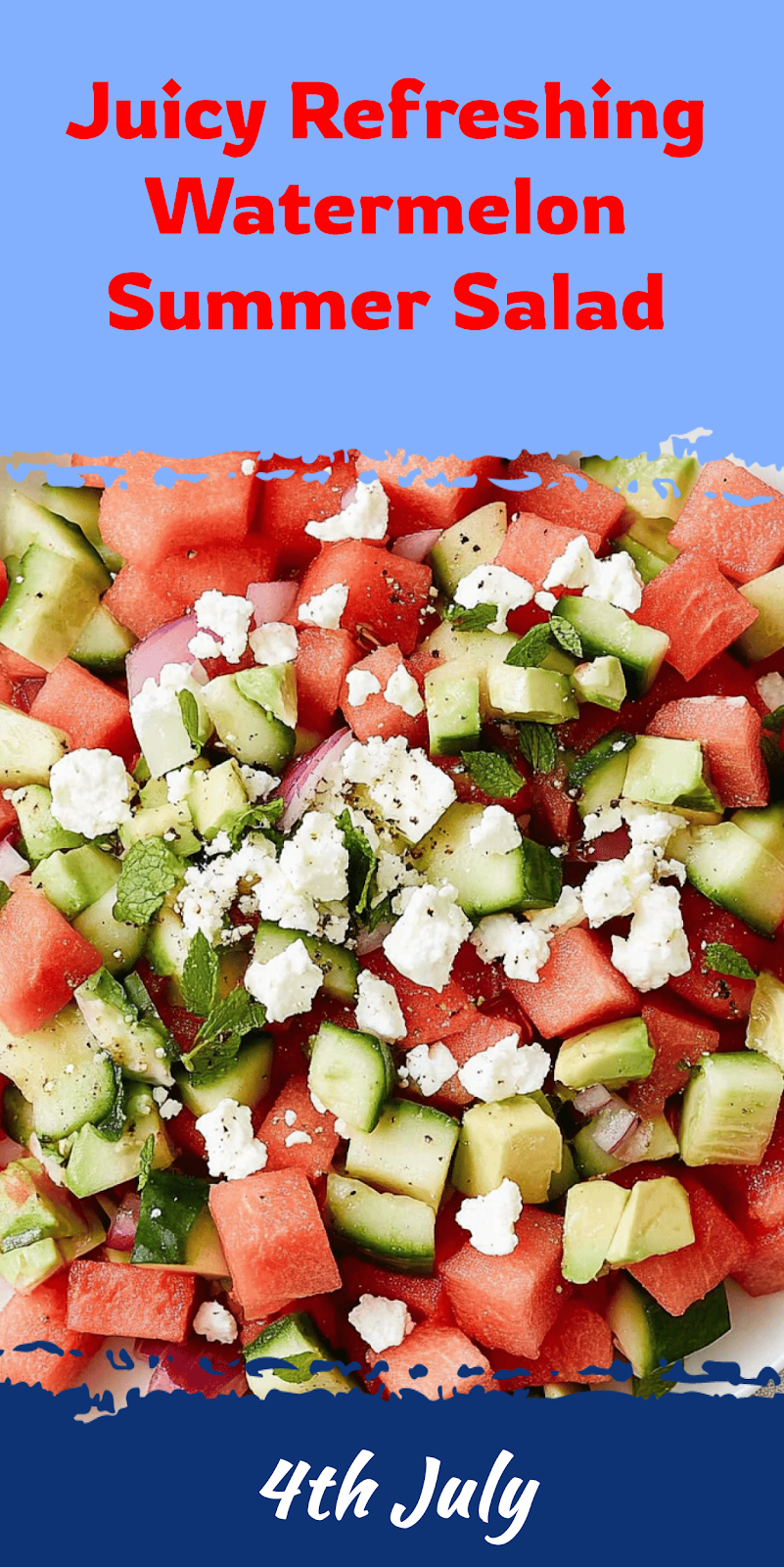 Refreshing Watermelon Salad for Summer Enjoyment