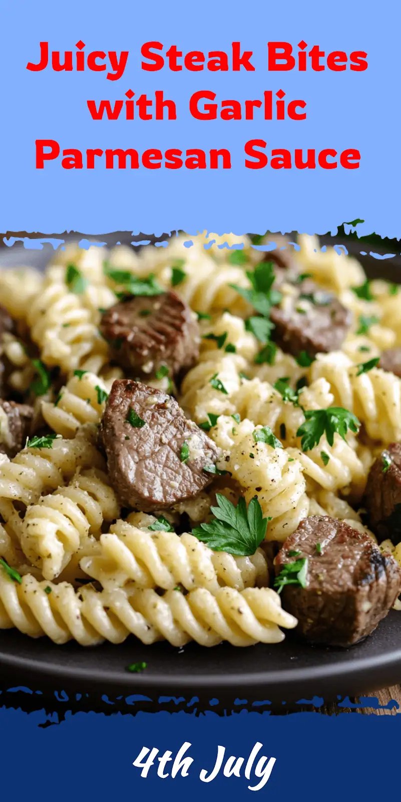 Steak Bites with Garlic Parmesan Sauce