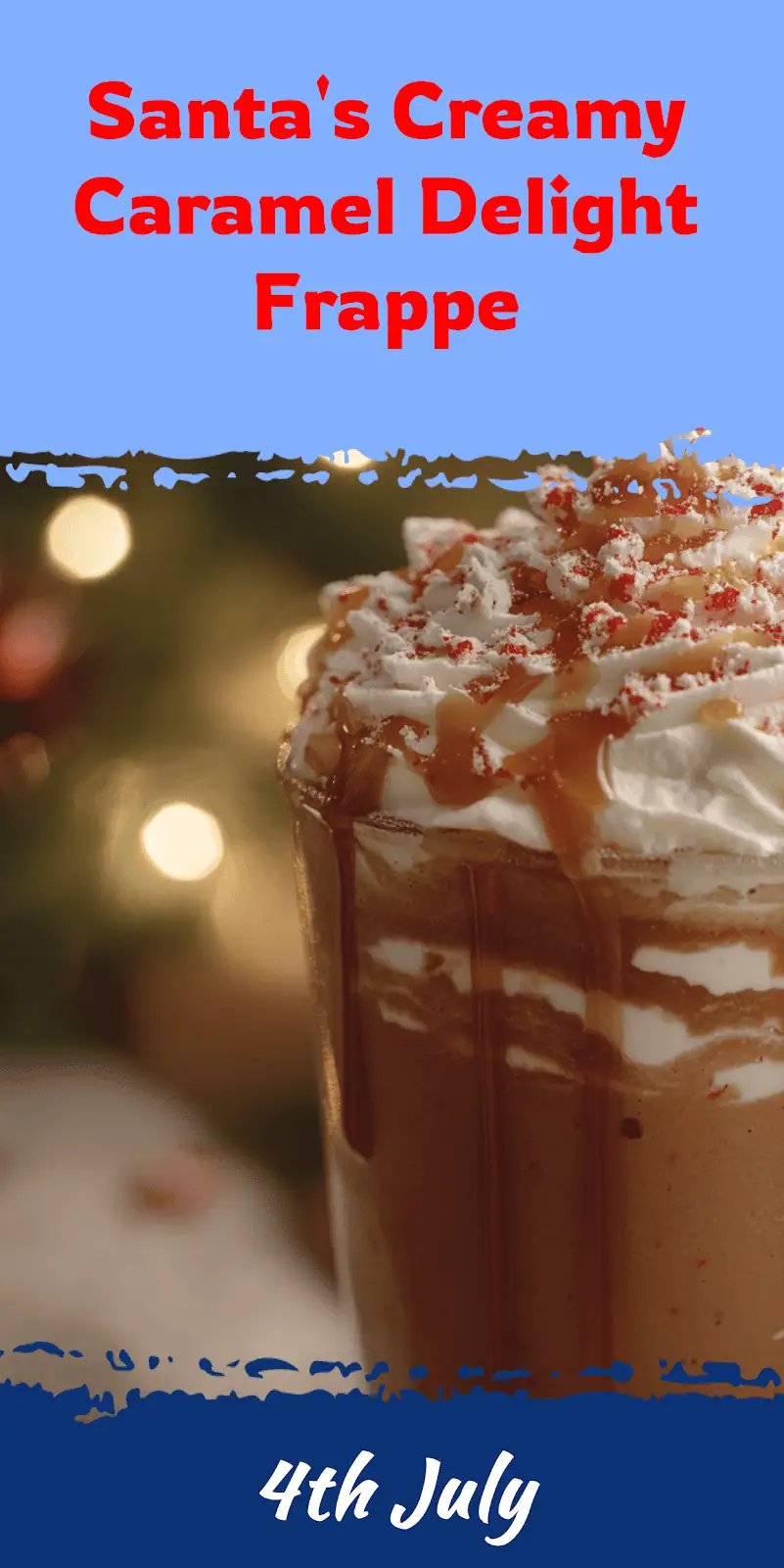 Santa's Caramel Delight Frappe