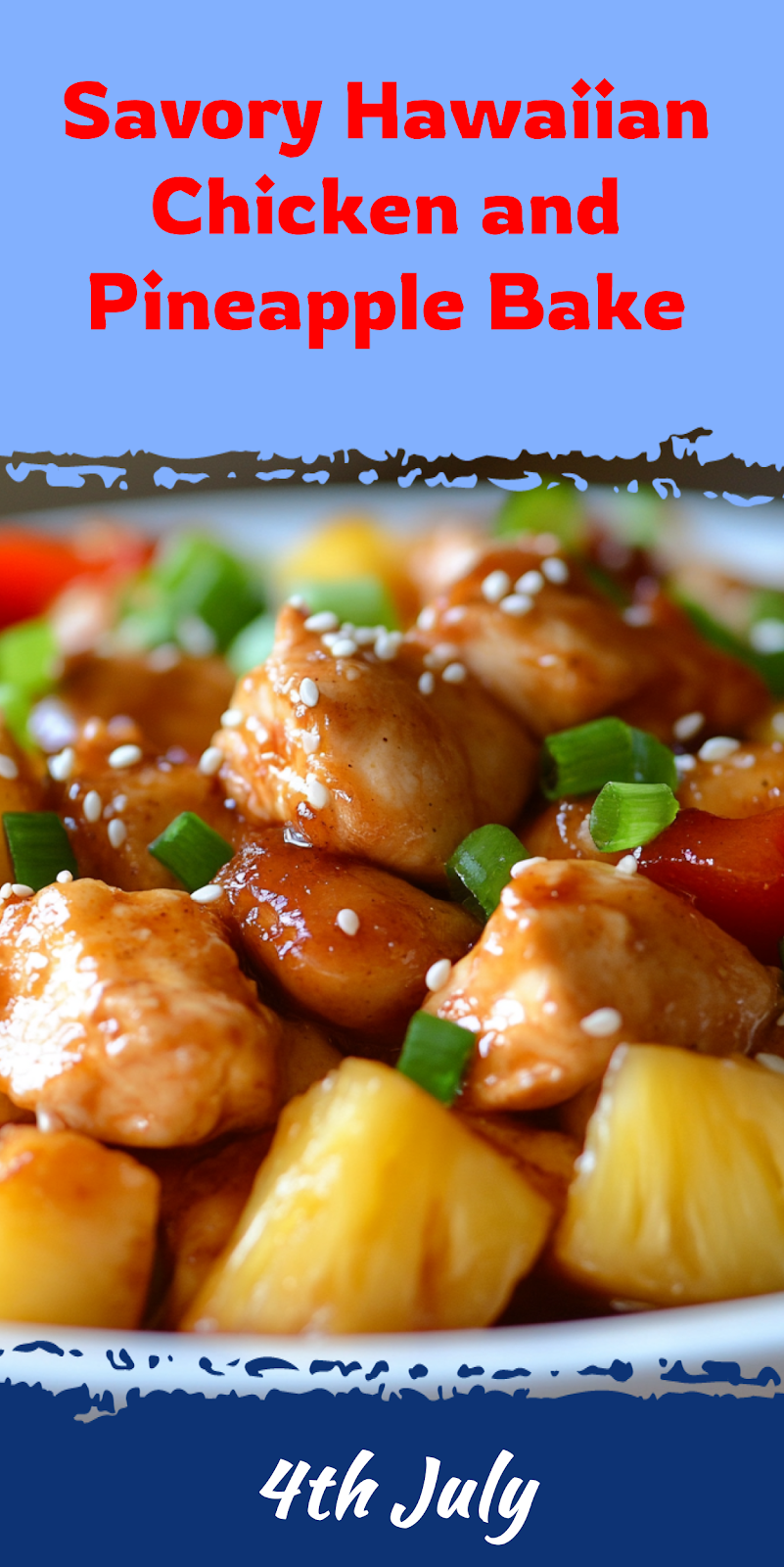 Hawaiian Chicken and Pineapple Bake