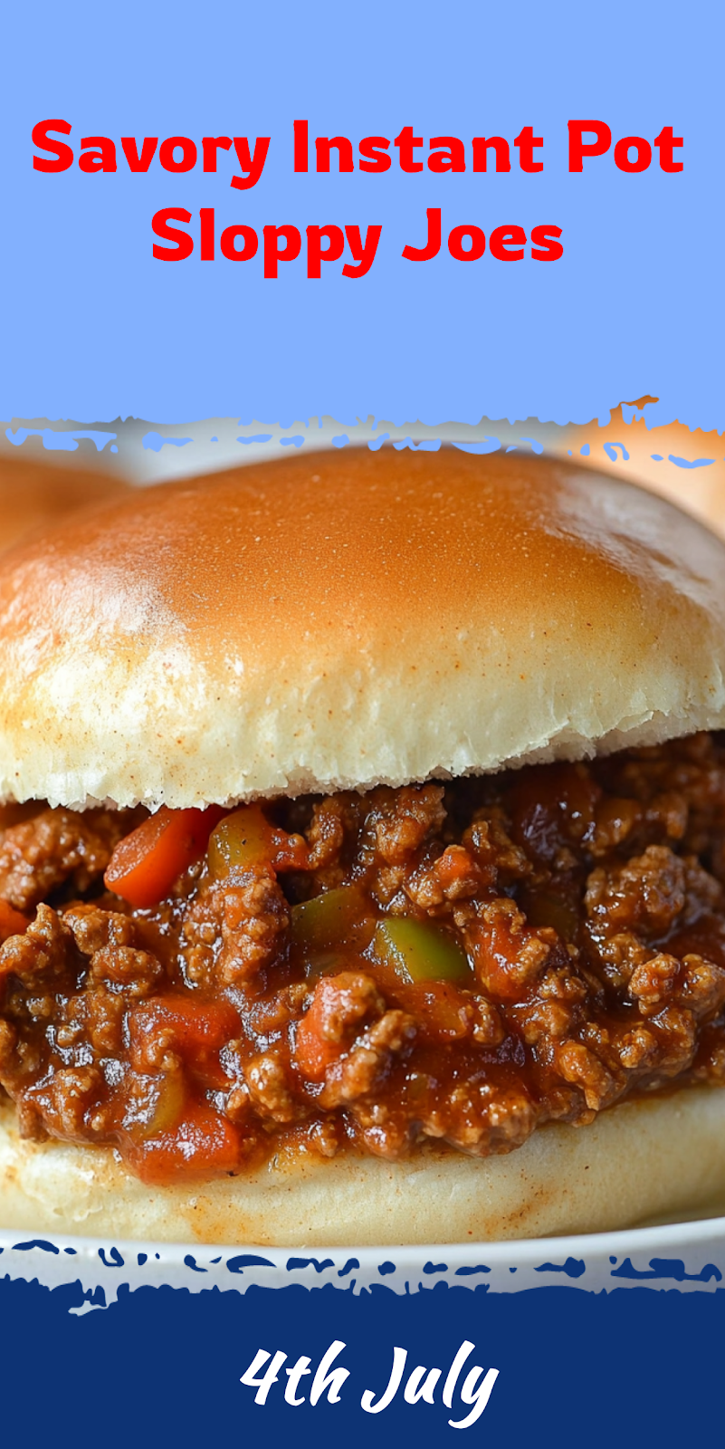 Instant Pot Sloppy Joes