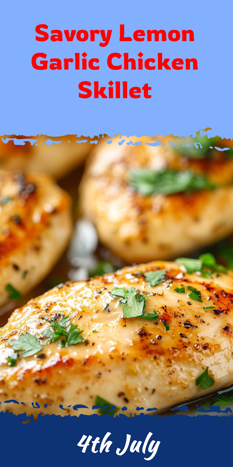 Lemon Garlic Chicken Skillet