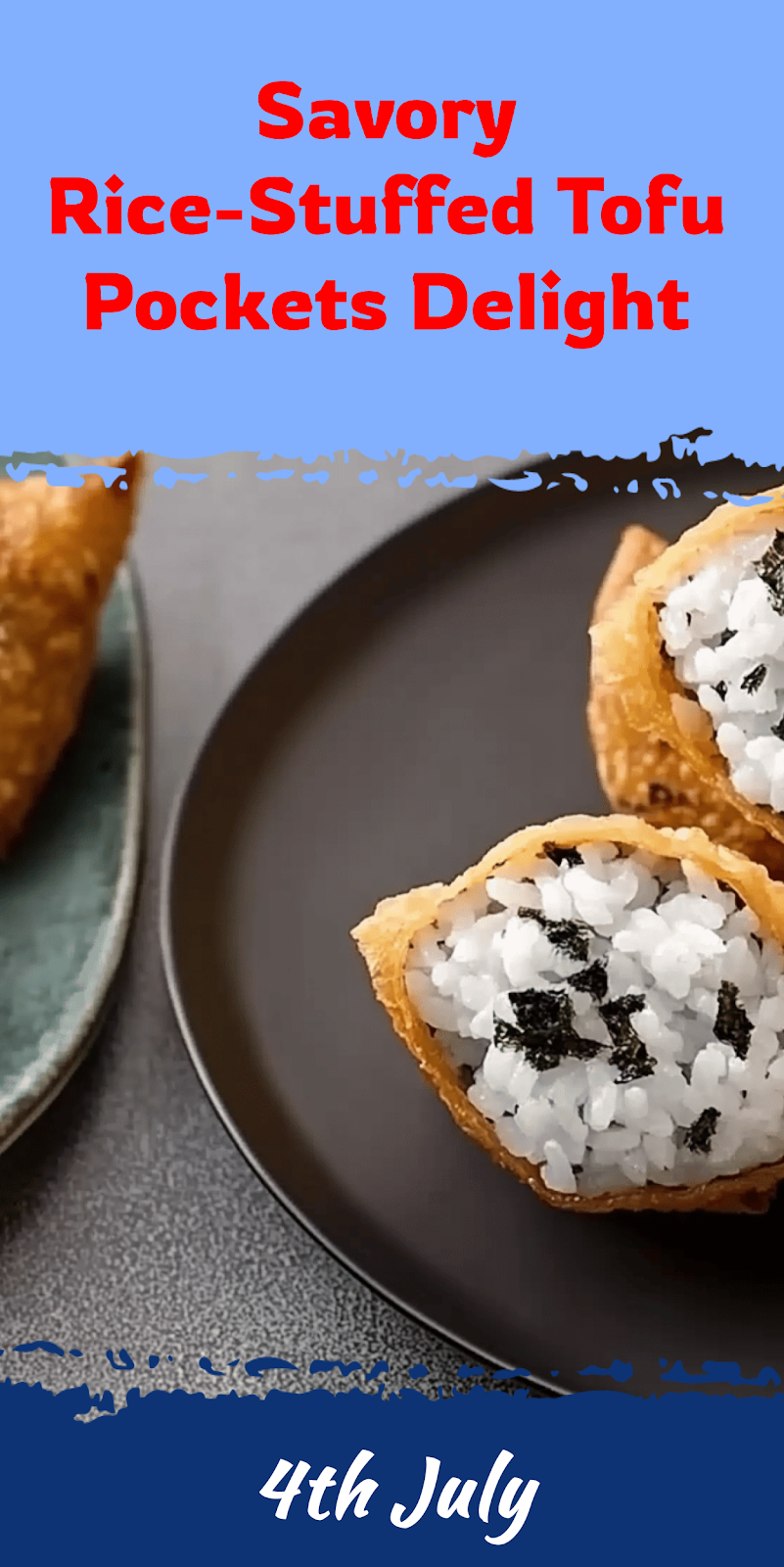 Rice-Stuffed Tofu Pockets Recipe
