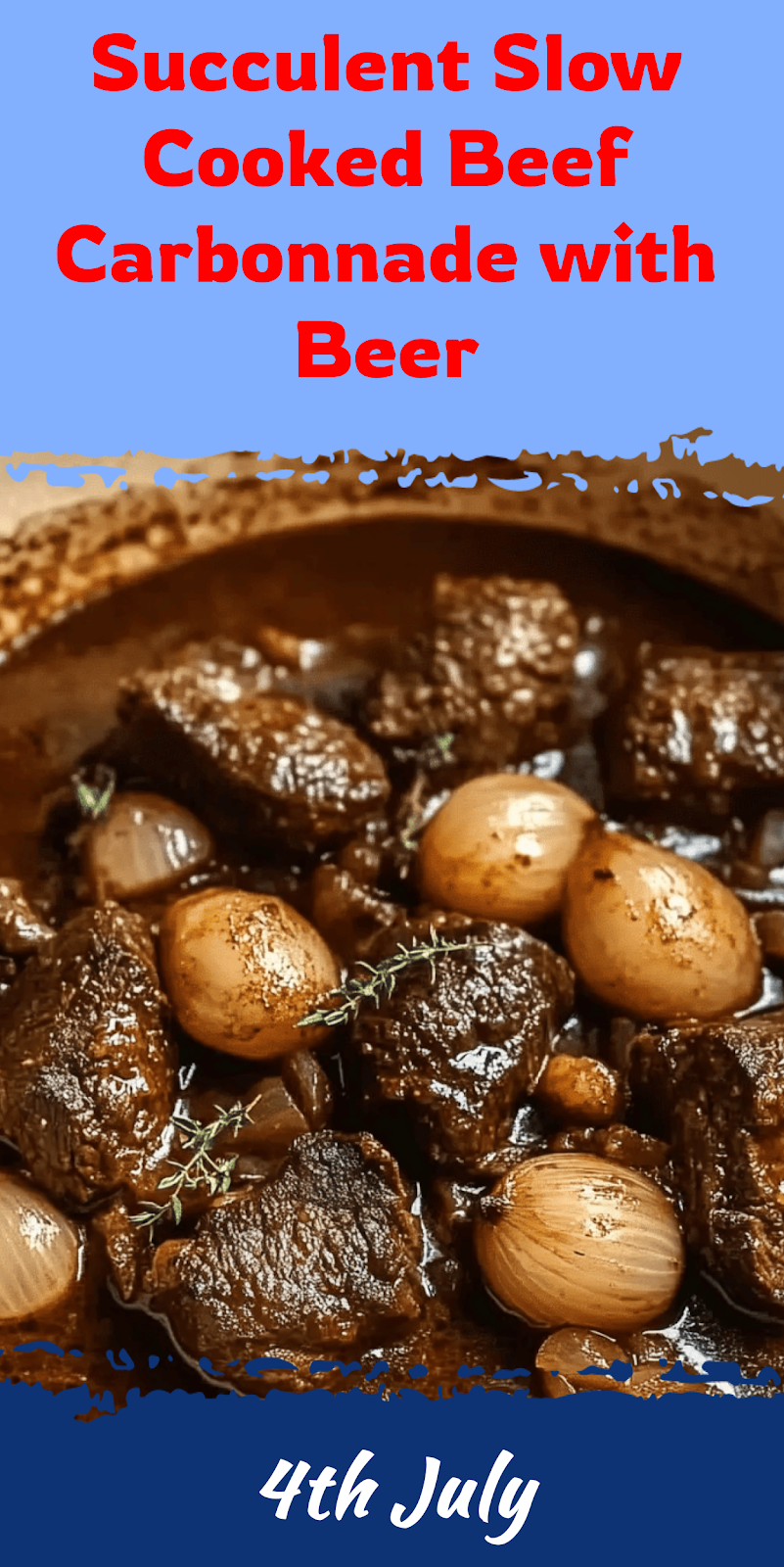 Slow Cooked Beef Carbonnade with Beer Recipe