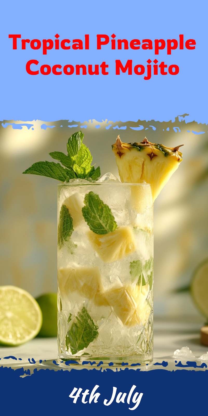 Pineapple Coconut Mojito