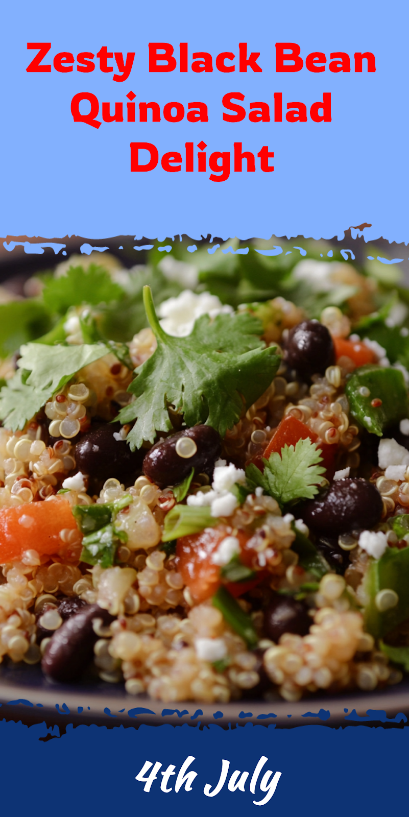 Black Bean Quinoa Salad Delight