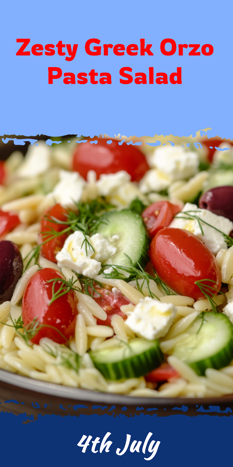 Greek Orzo Pasta Salad