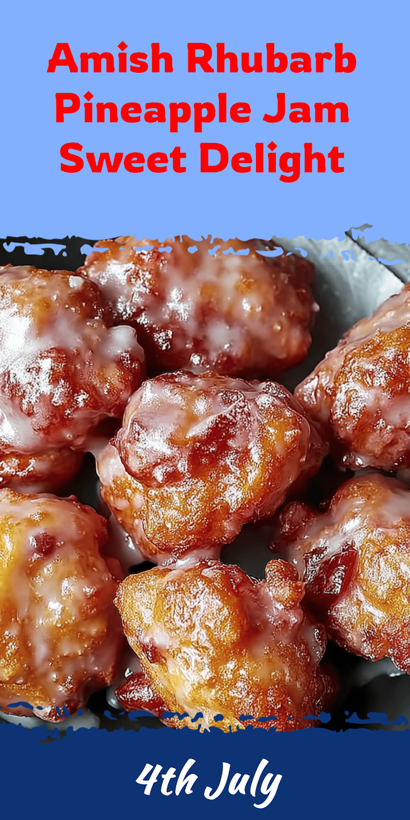 Amish Rhubarb Pineapple Jam Delight