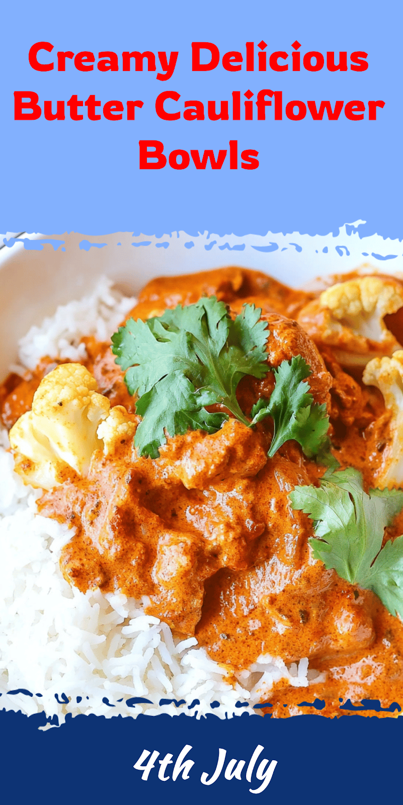 Creamy Butter Cauliflower Bowls Recipe