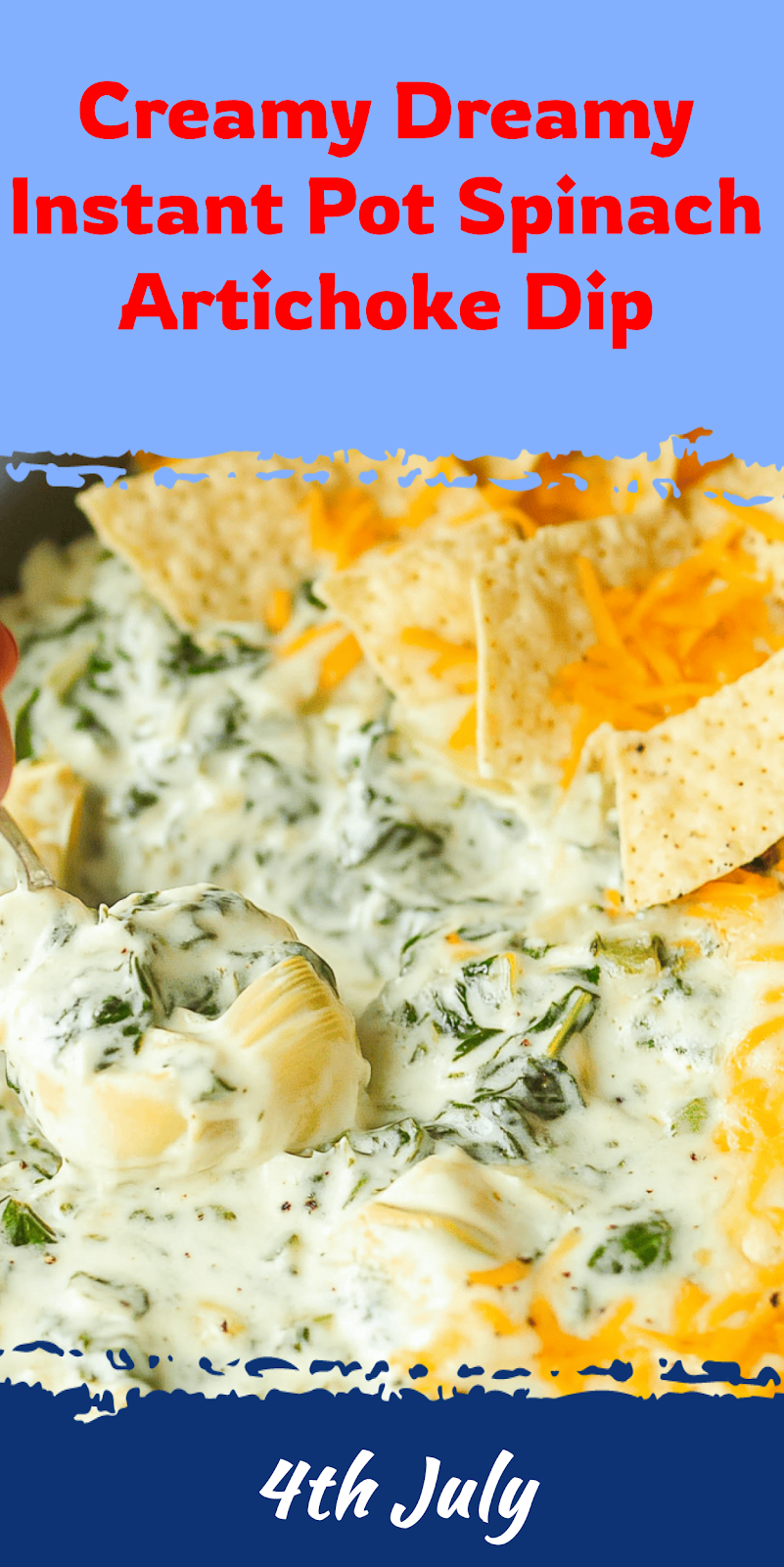 Creamy Instant Pot Spinach Artichoke Dip Recipe
