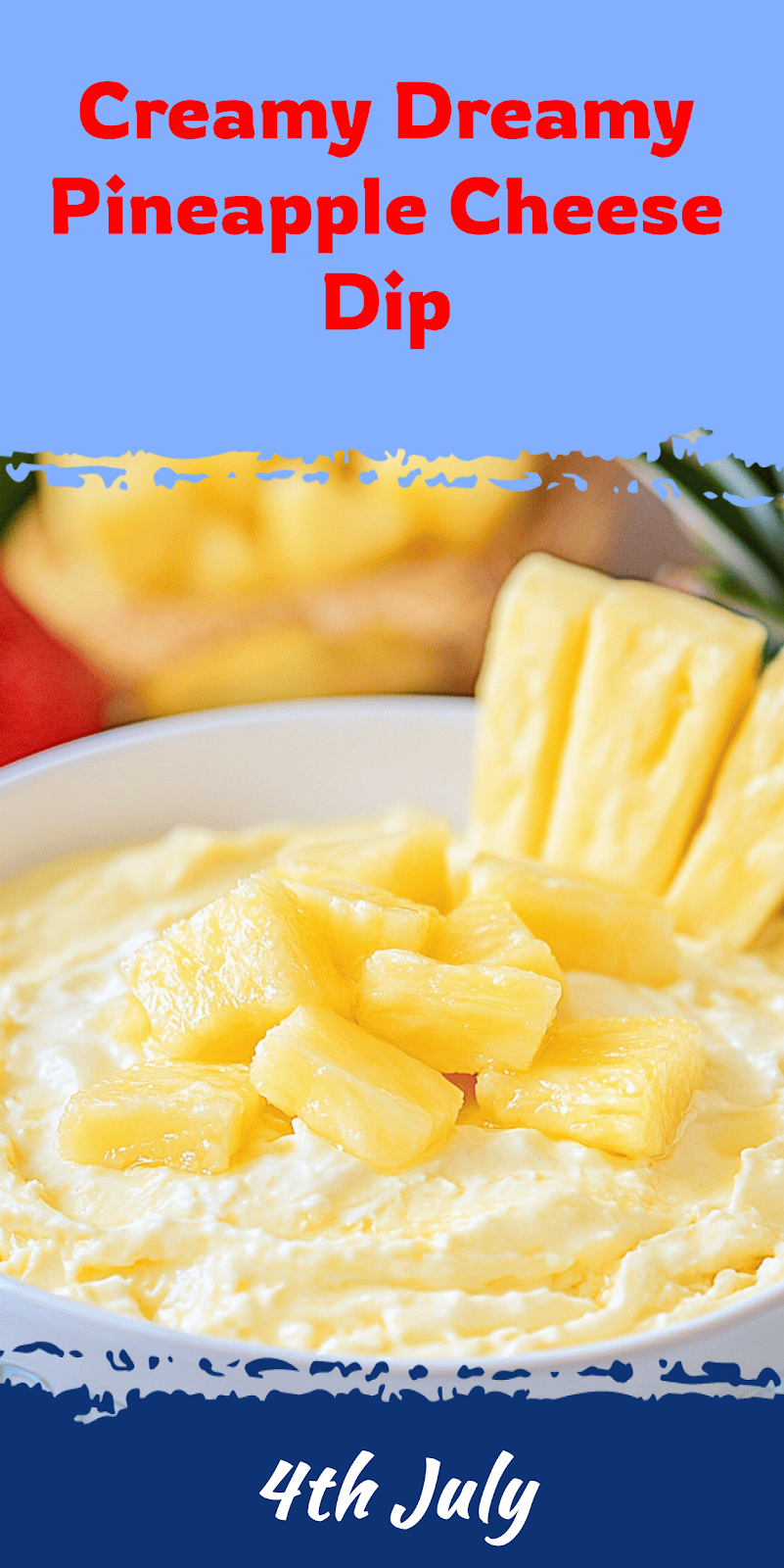 Cream Cheese Pineapple Dip with 5 Ingredients