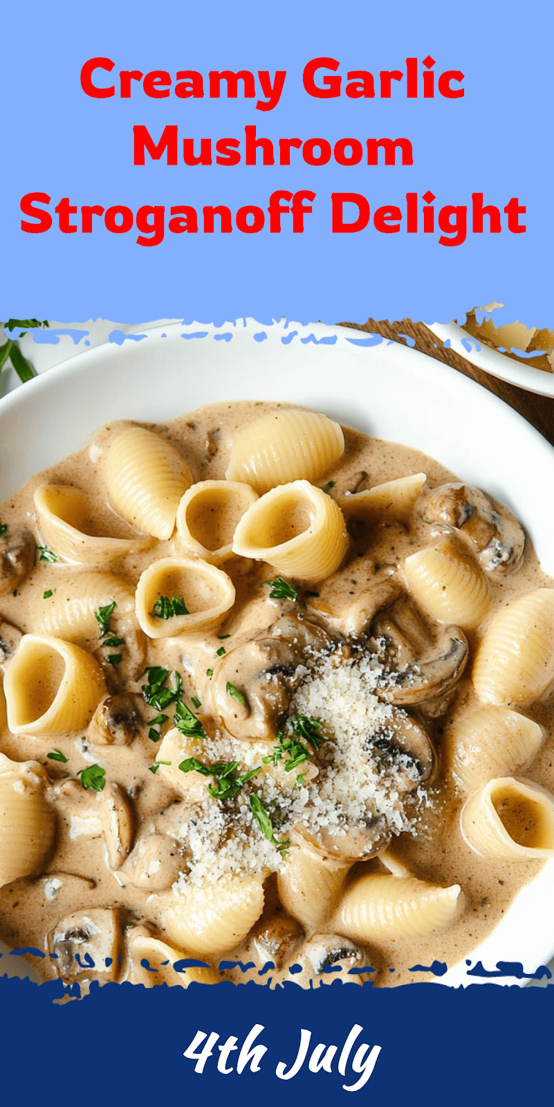 Creamy Mushroom Stroganoff Recipe Delight