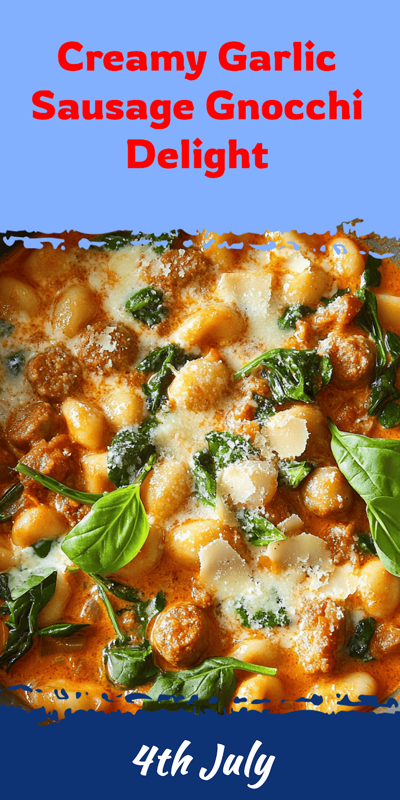 Creamy Sausage Gnocchi Recipe Delight