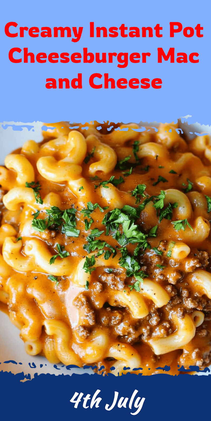 Instant Pot Cheeseburger Mac and Cheese Recipe