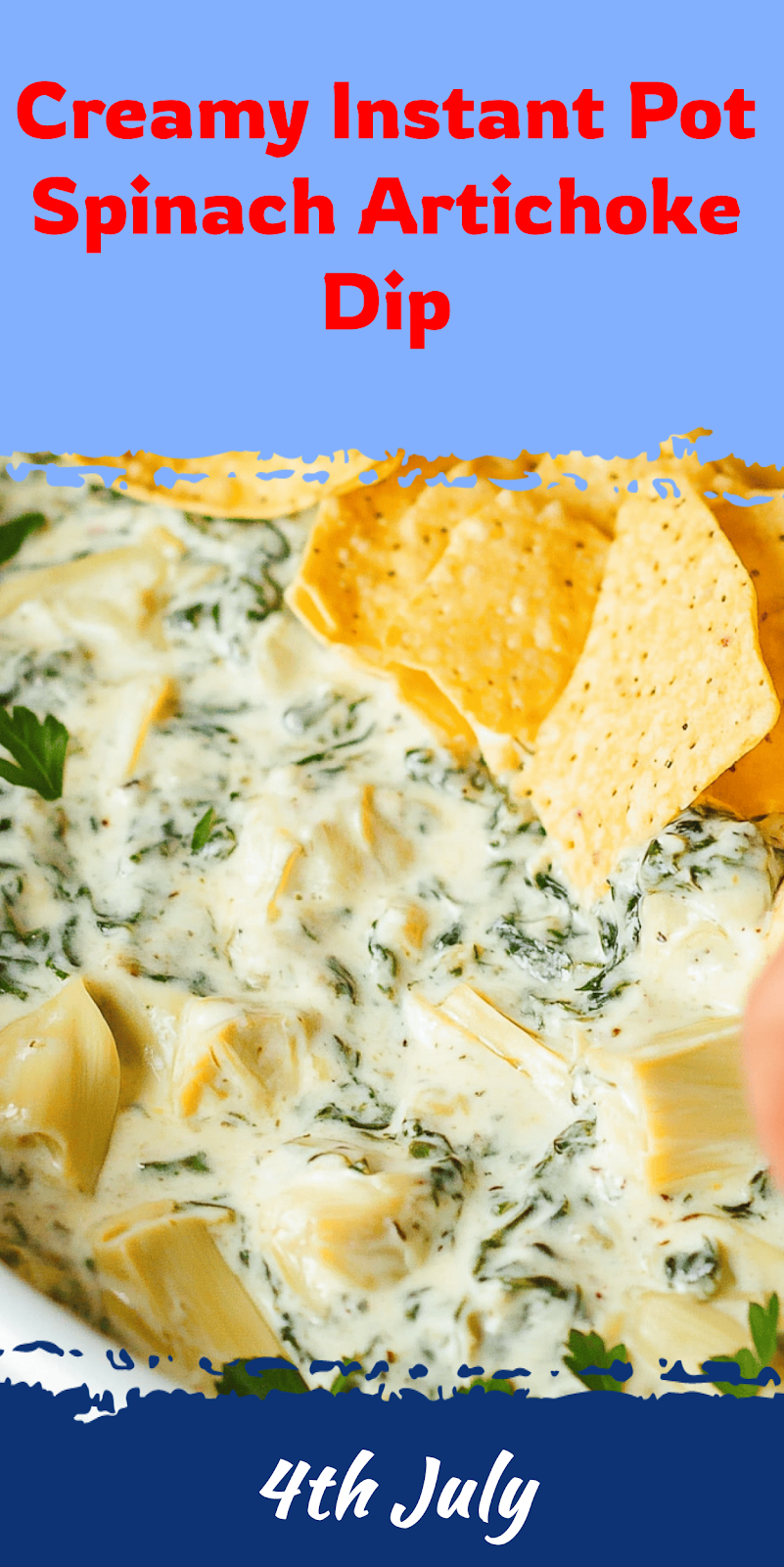 Instant Pot Spinach Artichoke Dip Recipe