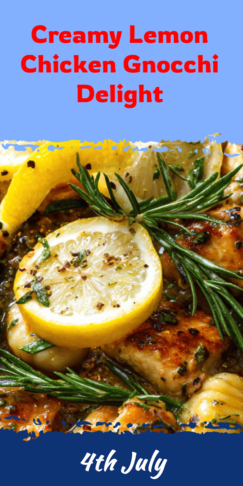 Lemon Chicken Gnocchi with Tangy Easy Flavors